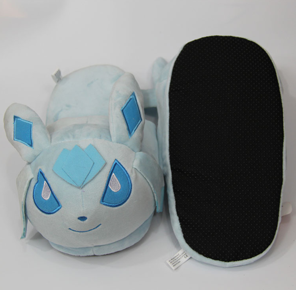 28-32cm Digimon Adventure Pokémon Plush Doll Indoor shoes For Adults Home Autumn Winter Slippers gifts