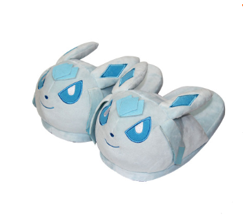 28-32cm Digimon Adventure Pokémon Plush Doll Indoor shoes For Adults Home Autumn Winter Slippers gifts