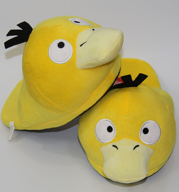 28-32cm Digimon Adventure Pokémon Plush Doll Indoor shoes For Adults Home Autumn Winter Slippers gifts