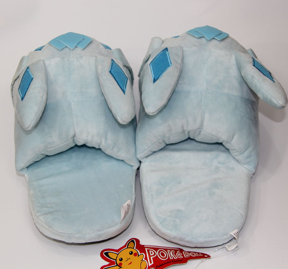 28-32cm Digimon Adventure Pokémon Plush Doll Indoor shoes For Adults Home Autumn Winter Slippers gifts