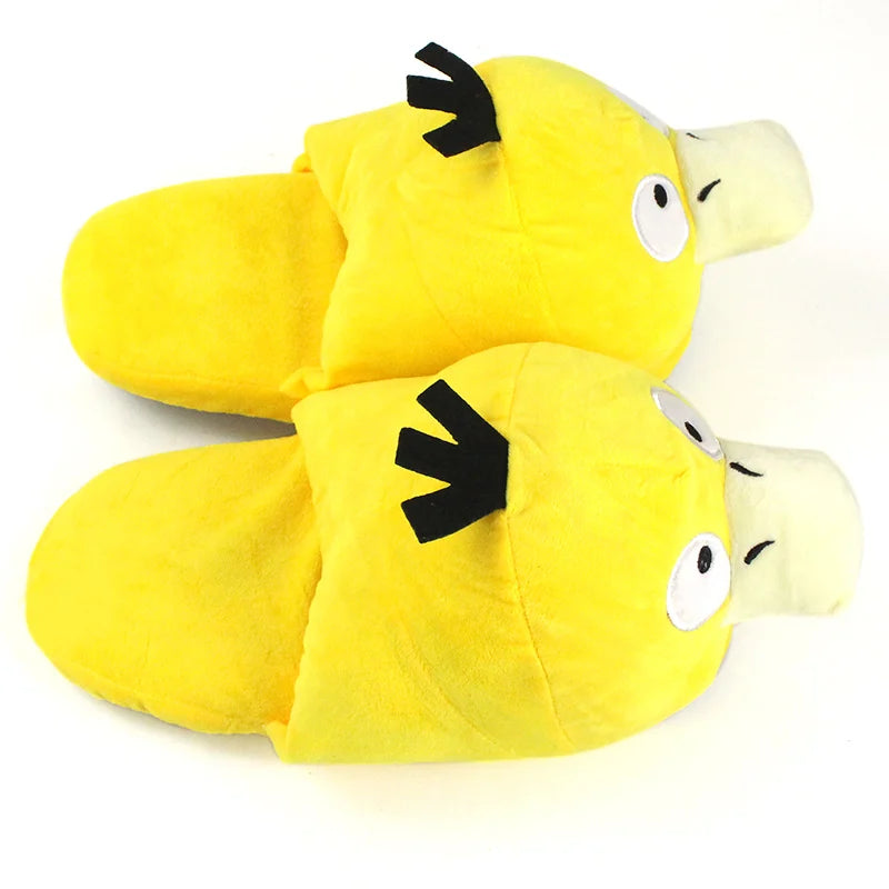28-32cm Digimon Adventure Pokémon Plush Doll Indoor shoes For Adults Home Autumn Winter Slippers gifts